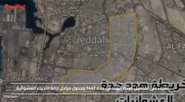 تعرف على تفاصيل عودة الهدد في جدة 1447 وجدول مراحل إزالة الأحياء العشوائية